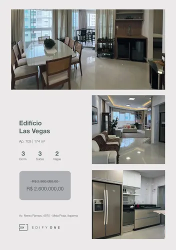 Apartamento - 3 dormitórios - 3 Suítes - localizado em Itapema / Meia Praia REF: DW649939