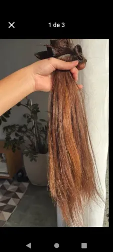 Cabelo para mega hair brasileiro