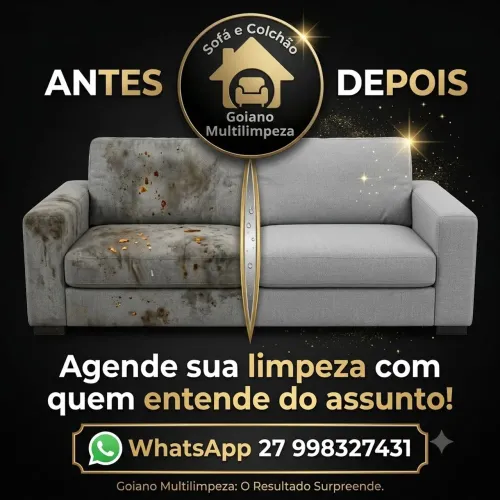 Limpeza Profissional de Sofá e Colchão em Vila Velha ES 