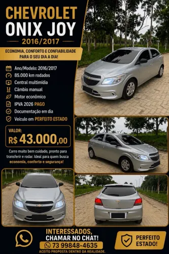 Chevrolet Onix JOY Hatch 1.0 8V Flex Mec. 4P 2017