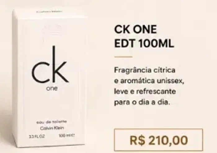 Perfume CK One EDT 100ml (Calvin Klein)