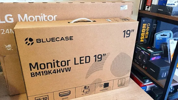 Monitor 19 75hz Bluecase novo, lacrado, com garantia!