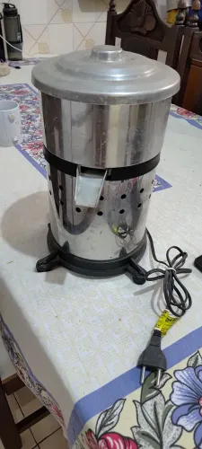 Extrator espremedor de laranja frutas industrial inox 500w