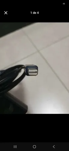 Cabo adaptador VGA para Displayport Mecbook 13<br><br>2 metros