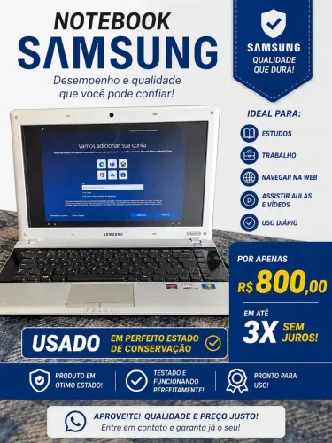 Notebook Samsung 
