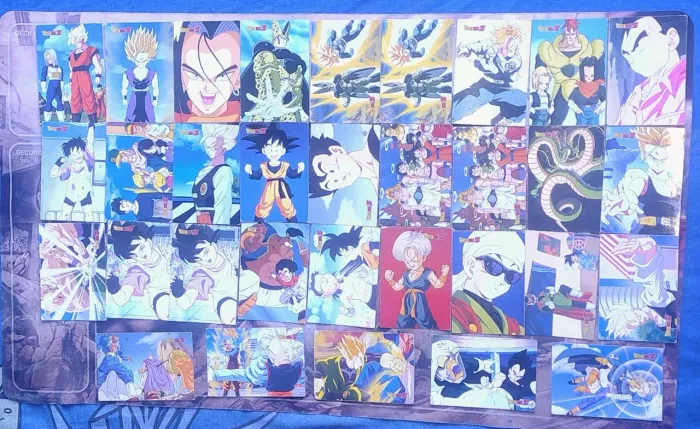 Lote cartas DBZ Conrad 2001