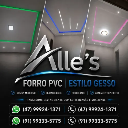 Mão de obra de forro pvc.