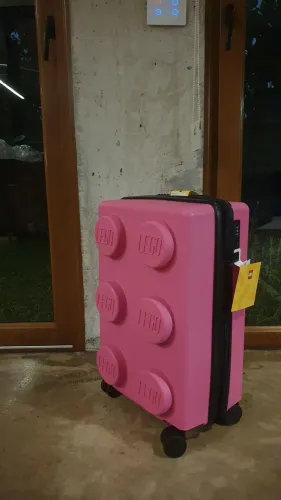Mala bagagem mão original Lego rosa pink n kipling face menina aviao rimowa samsonite