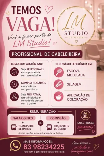 Vaga para Escovista