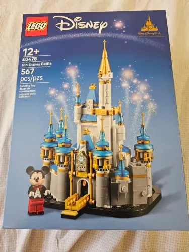 Lego original mini castelo Disney, 567 peças