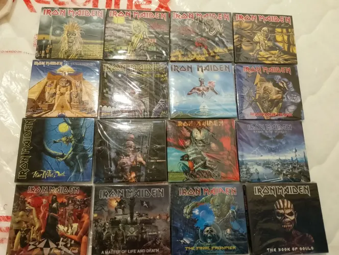 Lote 16 cds iron maiden digipack 
