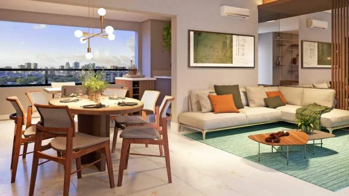 APARTAMENTO 96M2, 2 DORMITÓRIOS (2 SUÍTES), 1 VAGA DE GARAGEM, NO EMBARÉ - SANTOS/SP