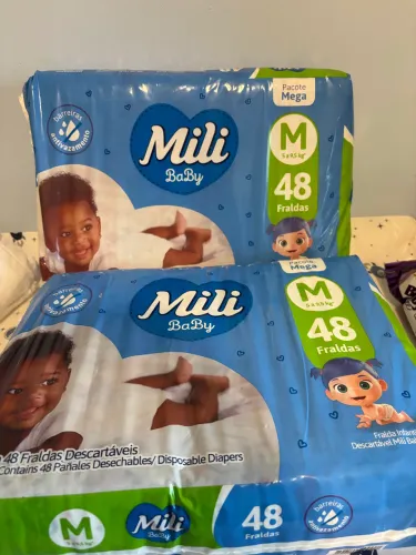266 FRALDAS M + P | Mili, Pampers Pants, Hipopo, Babysec e Huggies