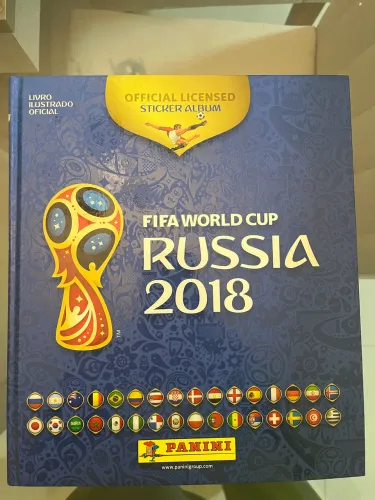 Álbum Panini Copa Do Mundo Rússia 2018 Capa dura completo original