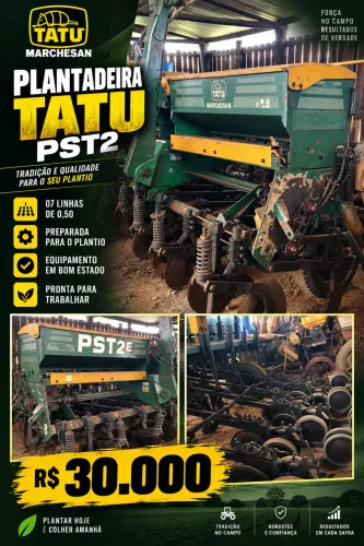 Plantadeira Tatu Pst2 7 linhas