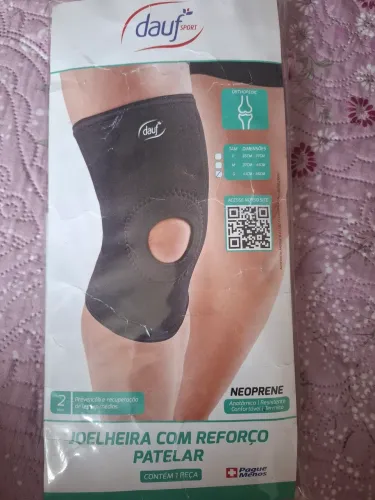 Joelheira com reforço patelar Dauf