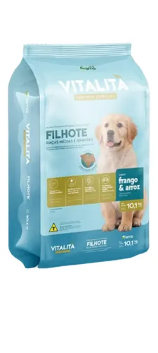 ração pra filhote 29% saco de 10kg