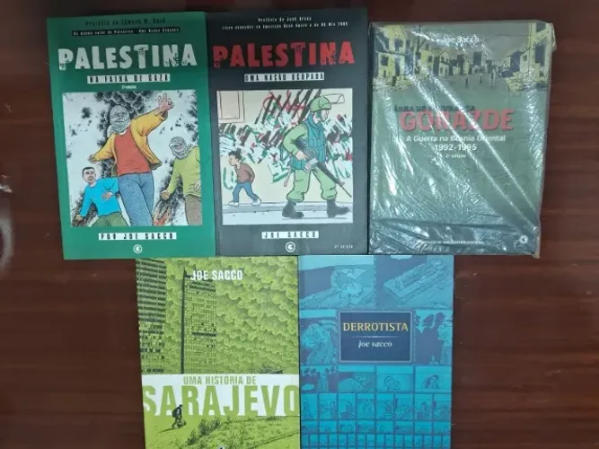 Coleção história em quadrinhos Joe Sacco