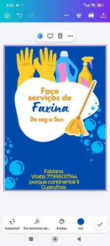Faço faxinas
