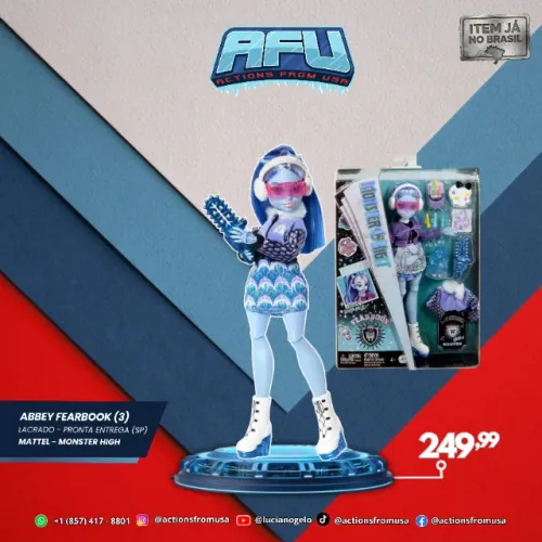 Mattel Monster High Fear Book - Abbey Bominable