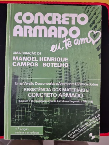 Livro de engenharia - Concreto Armado eu te amo