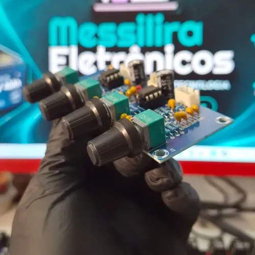 Placa Pré Amplificador de Áudio NE5532