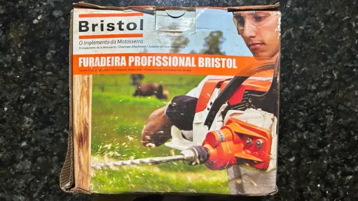 Furadeira Bristol para Motossera - Stihl - Super Oferta e Estado de Novo - Original