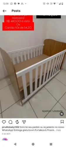 Berço 250,00