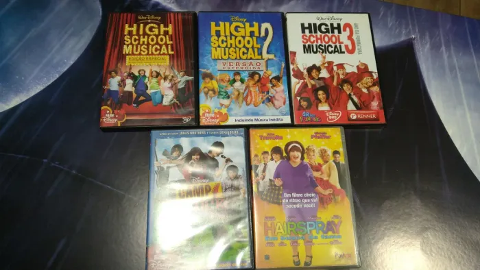 Dvds High scholl 1 2 3 + Camp Rock + Hairspray