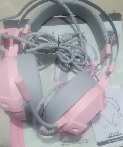 Headset Gamer Husky Storm ROSA
