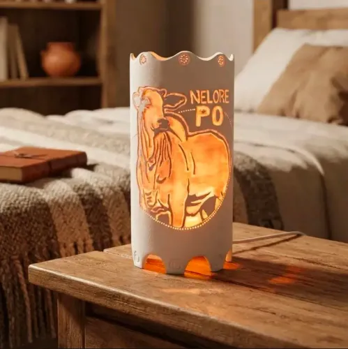 LUMINÁRIA DE PVC TEMA AGRONEGÓCIO
