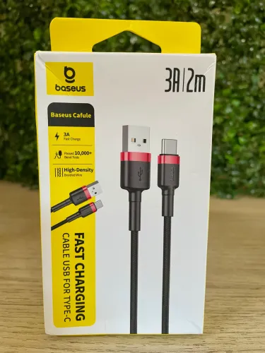 Cabo Baseus USB para tipo C 3A 2M