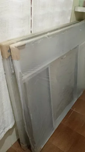2 janelas de aluminio na embalagem (novos)