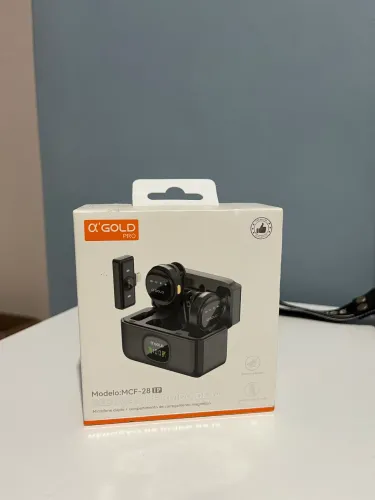 Microfone lapela duplo Agold Iphone 