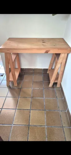 Mesa cavalete madeira 90 cm