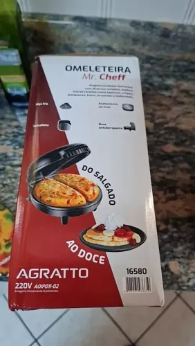 Omeleteira Agratto Mr Cheff Inox Redonda 127v / 220v