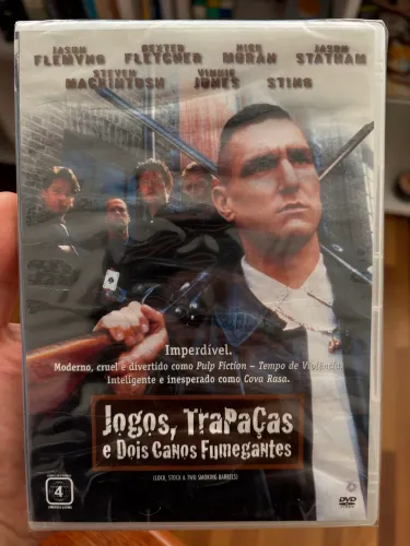 DVD Jogos, Trapaças e Dois Canos Fumegantes do Guy Ritchie (novo, lacrado)