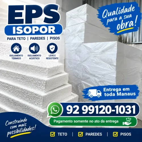 ISOPOR EPS PARA FORRO EPS ANTI CHAMAS