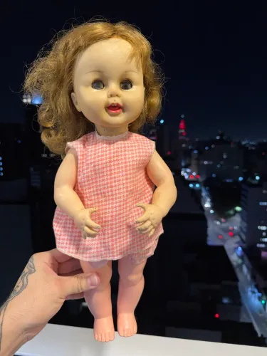 Boneca gracinha antiga da estrela 