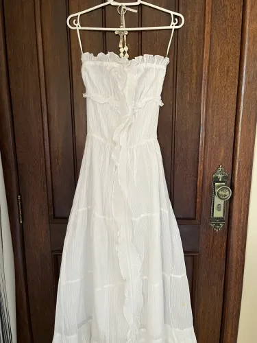 Vestido longo branco
