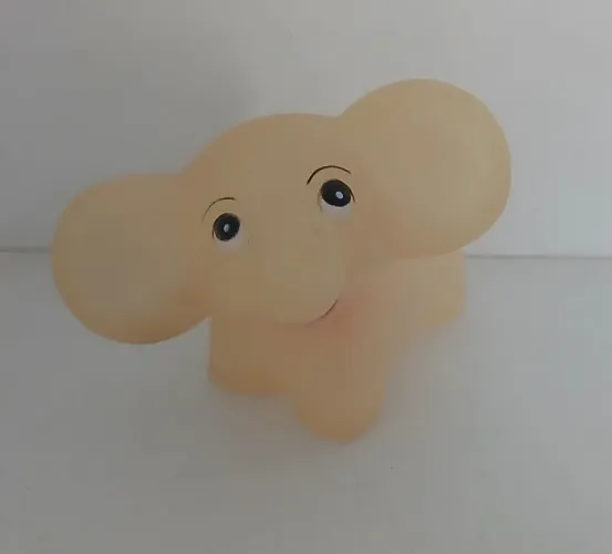 ACESSORIO PET BONECA BARBIE ANTIGO VINTAGE ELEFANTE ELEFANTINHO BRILHA NO ESCURO