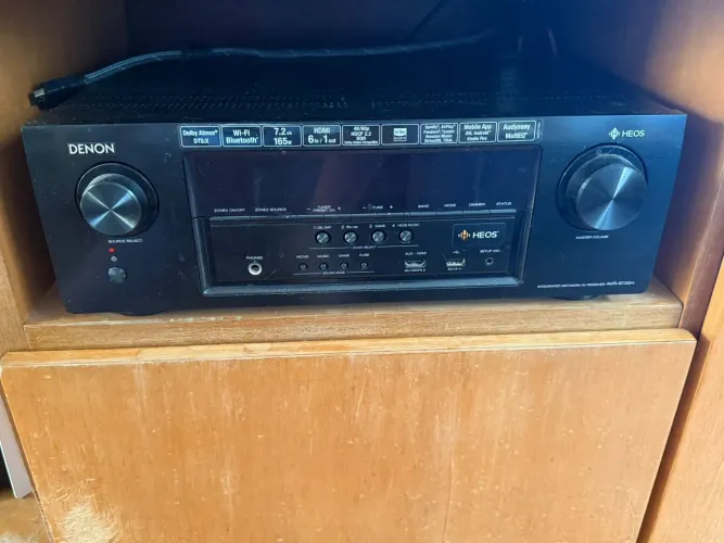 Receiver é Denon avr-730h 7.2 canais 165W Caixas Pionner
