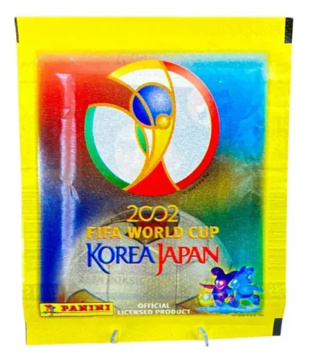 Pacote lacrado Figurinhas Copa 2002 Panini