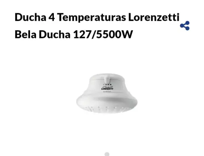 Bela Ducha Lorenzetti 127v/5500w