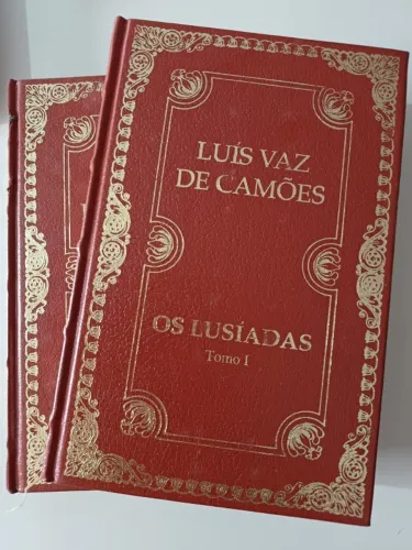 Os Lusíadas Tomo I e Tomo II - Luis Vaz de Camões - Capa Dura