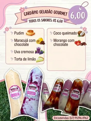Geladão gourmet