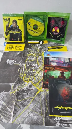 Kit 5 Jogos Xbox com Halo 5 Limited Edition + Cyberpunk 2077 Completo