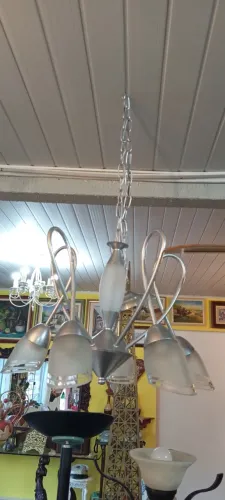 Lustre prateado