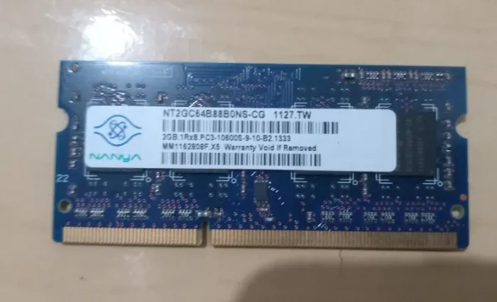 Memória Ram 2GB, DDR3, Notebook Nanya, 1333MHz