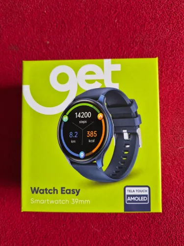 Smartwatch Get Watch Easy Tela Touch AMOLED 39mm Bluetooth 5.0 Azul